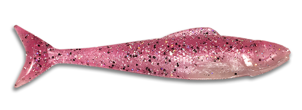 Egret Wedgetail Mullet 5in / Bubblegum Diamond
