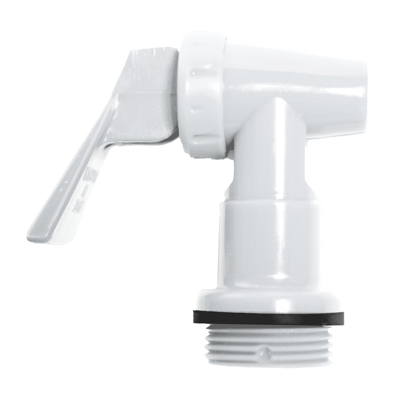 Elemental JE9052 plastic drum tap with washer and 3/4-inch BSP thread
