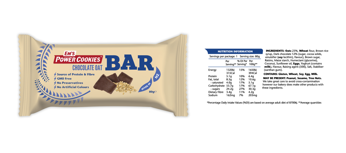 Em's Chocolate Oat Bar