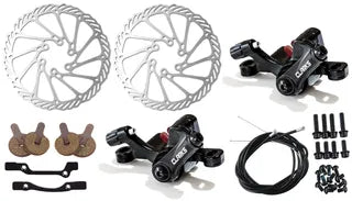 Clarks Brake Set Disc Front and Rear Mechanical