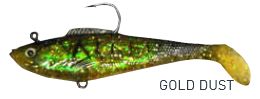 Reidys Shad — 4in / Gold Dust