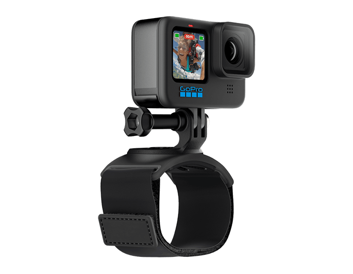 GoPro Hand + Wrist Strap – camera shown for illustration, sold separately