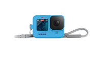 GoPro Sleeve + Lanyard – Blue; camera sold separately