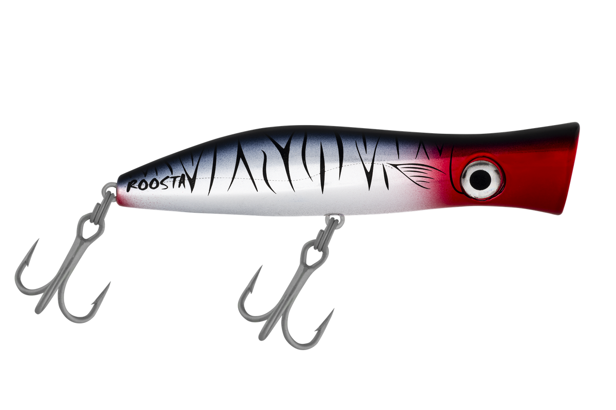 Halco Roosta Popper — 135mm / R49 Chrome Tiger