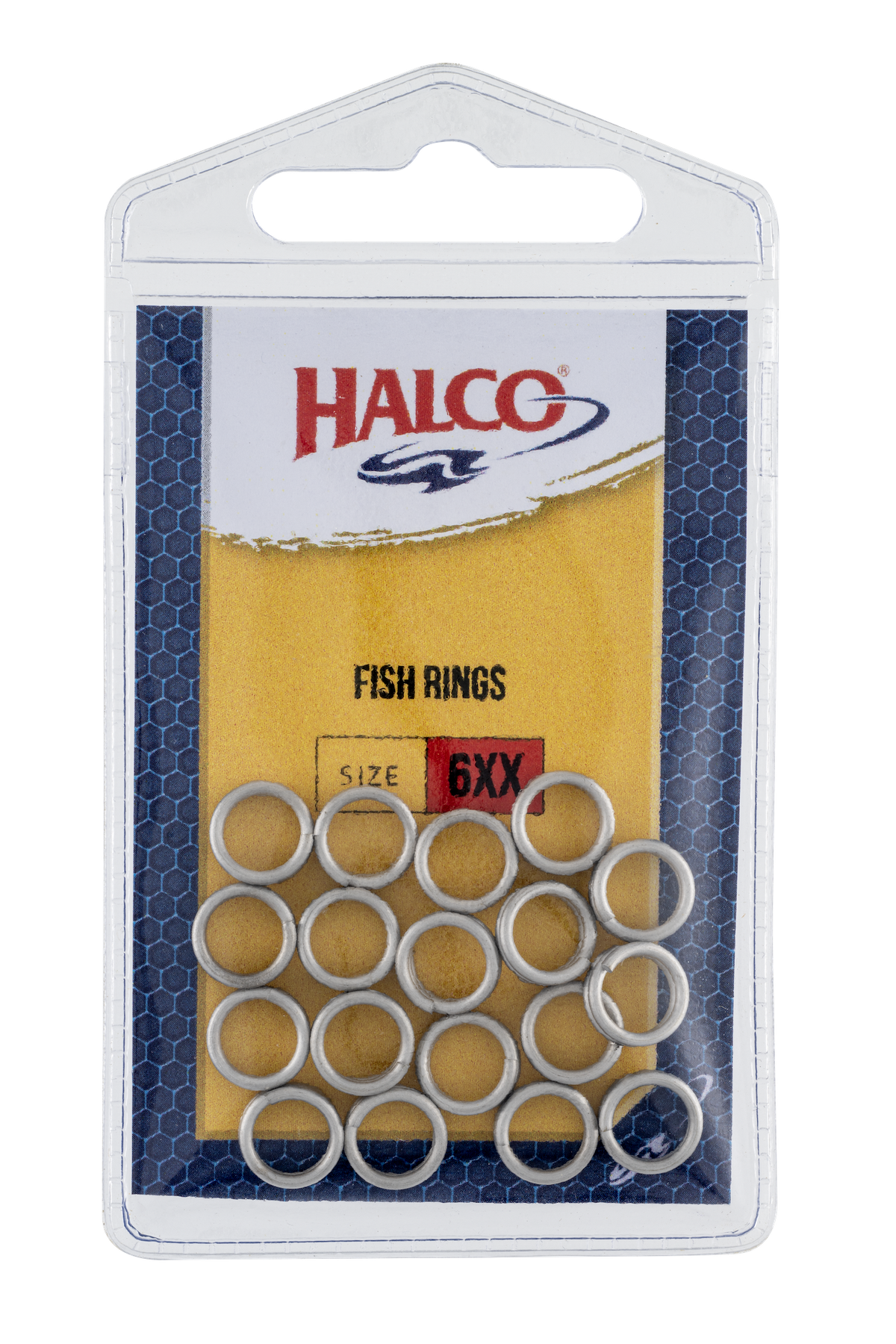 Halco Fish Rings — manufacturer package example showing size 6XX; select required size