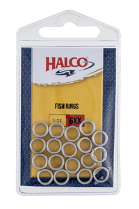 Halco Fish Rings — manufacturer package example showing size 6XX; select required size