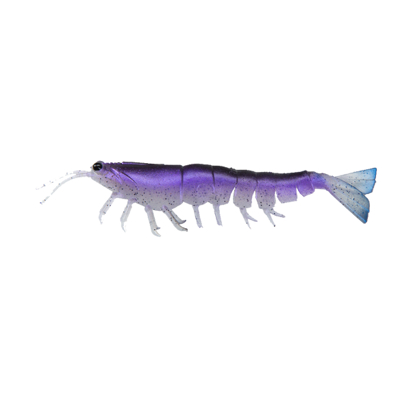Irukandji Megaprawn 80mm Nightshade, unrigged lure