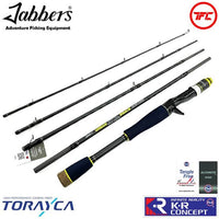 Jabbers Deft Flicker UBC635M baitcasting five-piece travel rod