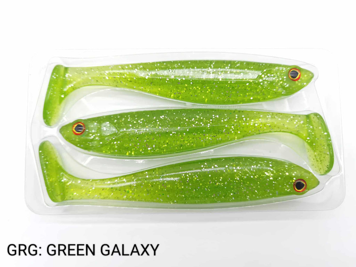 Jabbers Gobsmacker 6.5 inch - Green Galaxy