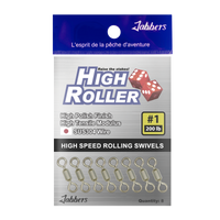 Jabbers High Roller swivel size 1, 200lb, pack of 8