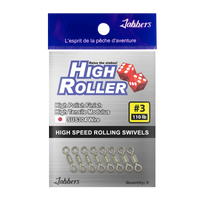 Jabbers High Roller swivel size 3, 110lb, pack of 8