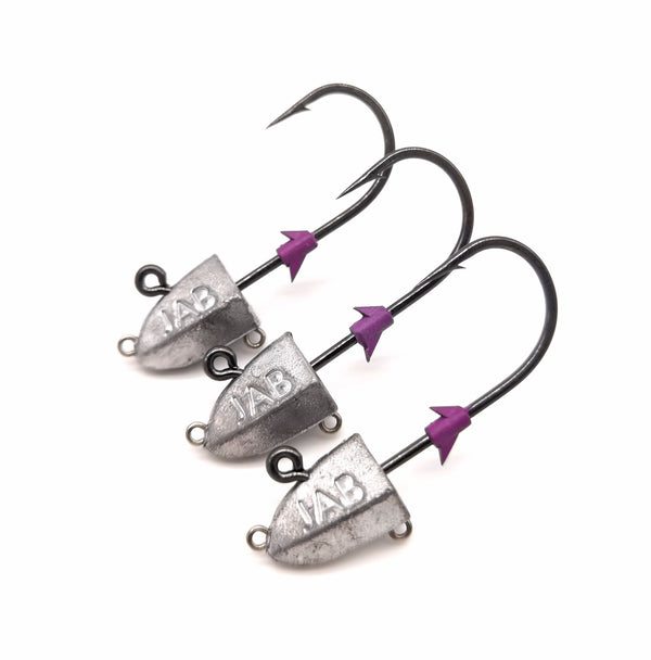 Jabbers Mandrill Darter jig heads – range illustration