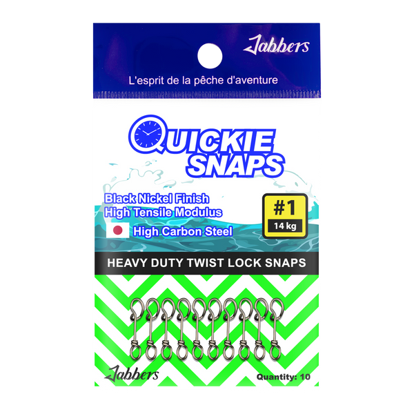 Jabbers Quickie Snaps size 1, 14kg, pack of 10