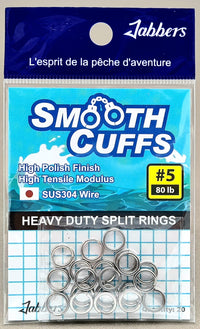 Jabbers Smooth Cuffs Split Rings – size 5