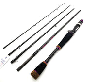 Jabbers Urban Beats UBC685ML baitcaster five-piece travel rod