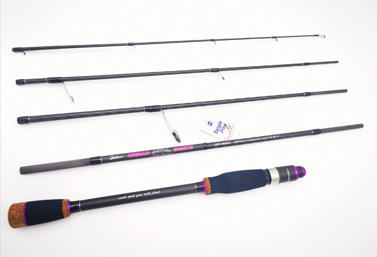 Jabbers Urban Beats UBS685ML spinning five-piece travel rod