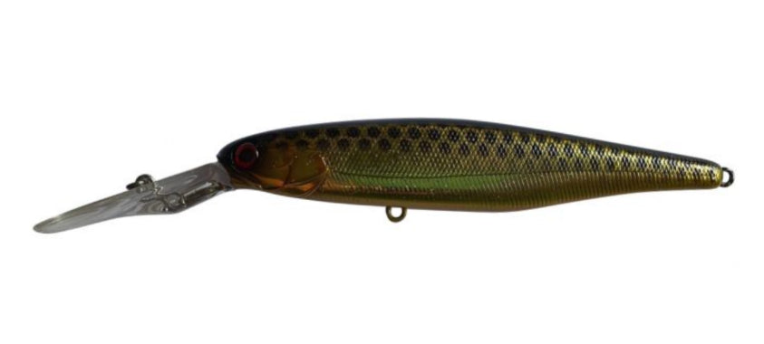 Jackall Squirrel 115mm Sparkle Gold Black manufacturer colour illustration