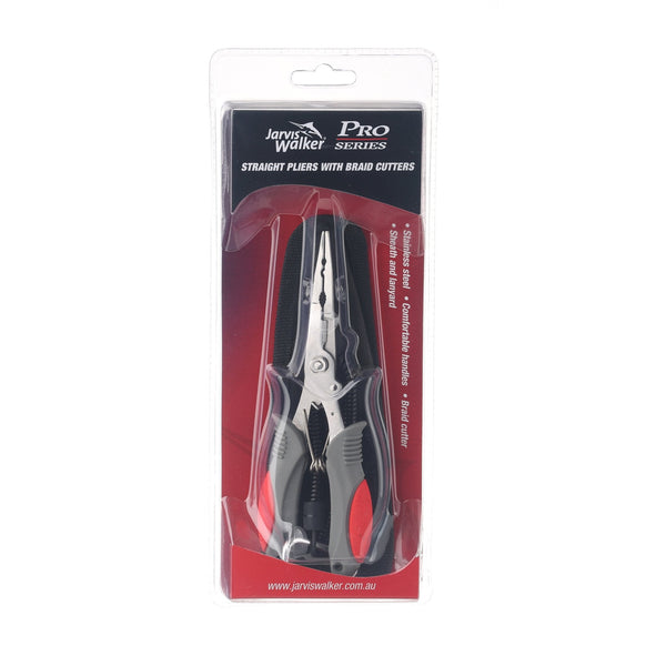 Jarvis Walker Pro Series 42180 straight pliers with braid cutters