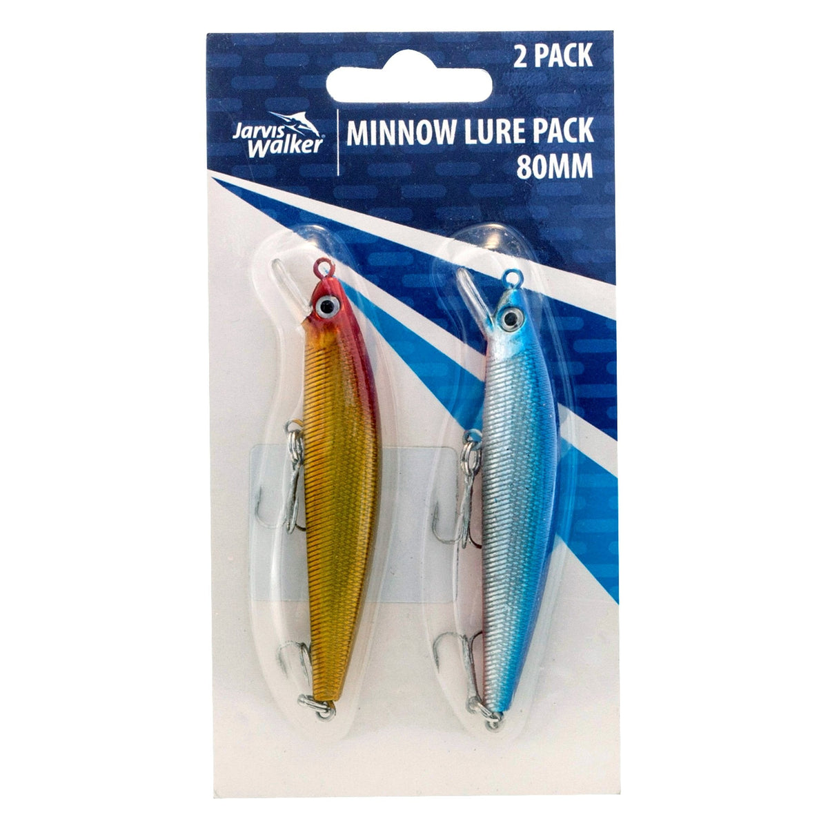 Jarvis Walker Minnow Lure Pack 80mm, two lures