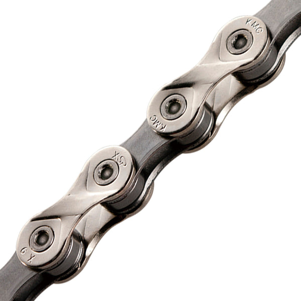 KMC X9 silver grey nine speed bicycle chain