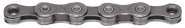 KMC XGlide Grey Long 126-link chain for Shimano CUES 9 to 11 speed