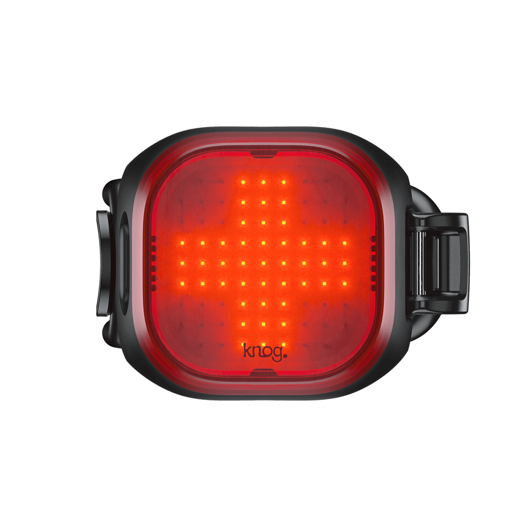 Knog Blinder Mini rear bike light, Cross pattern