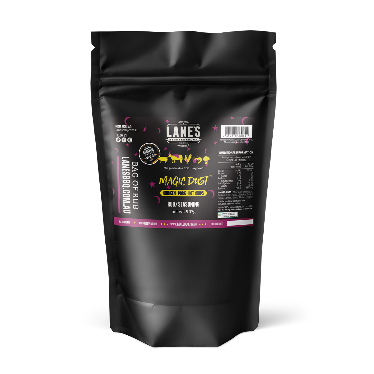 Lane's magic dust 2 lb refill bag