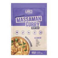 Lane's Massaman Curry Recipe Base, single 30 g sachet