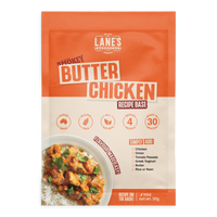 Lane's Smokey Butter Chicken Recipe Base, single 30 g sachet