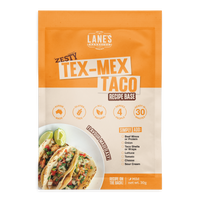Lane's Tex-Mex Taco Recipe Base, single 30 g sachet
