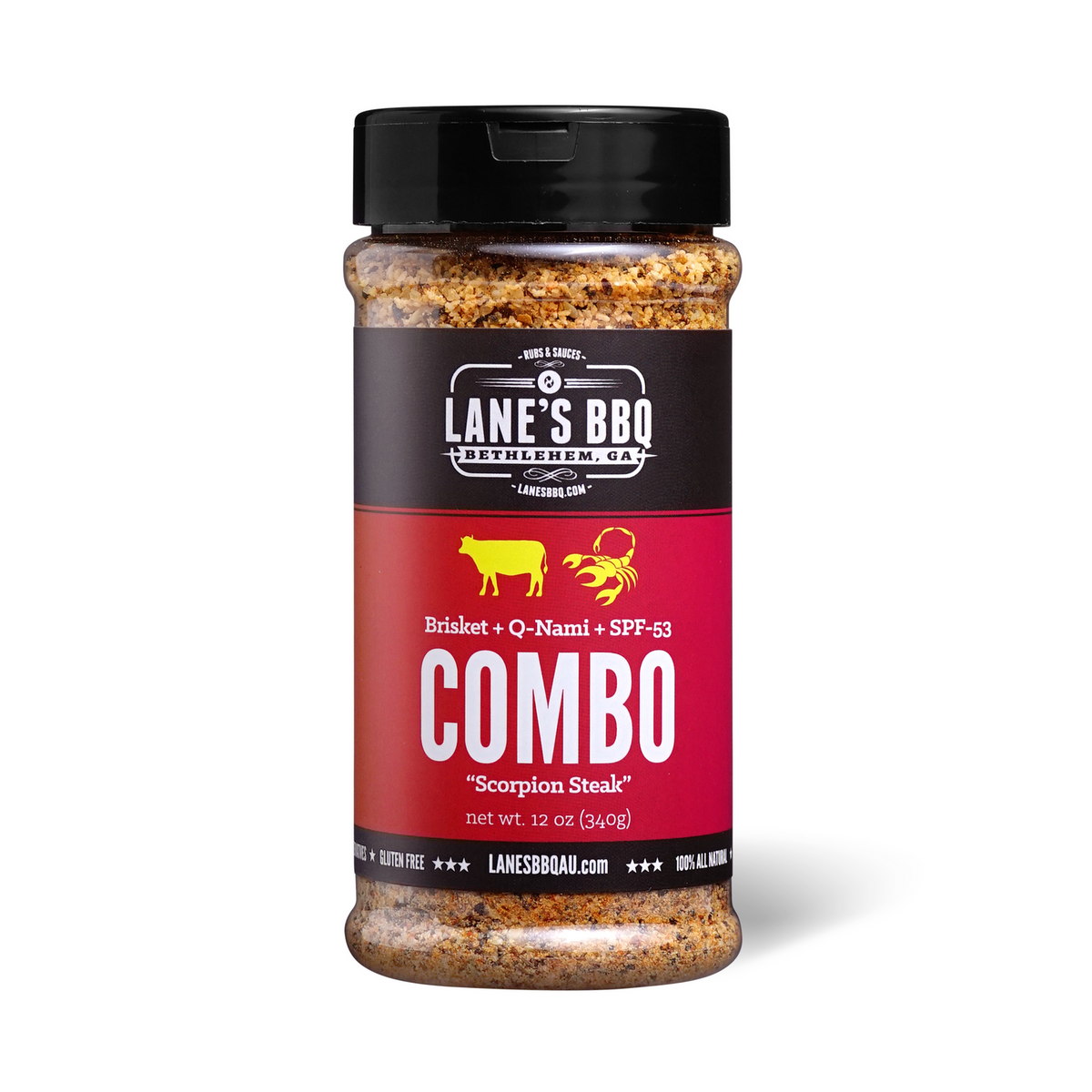 Lane's Scorpion Combo seasoning, 12 oz (340 g) jar