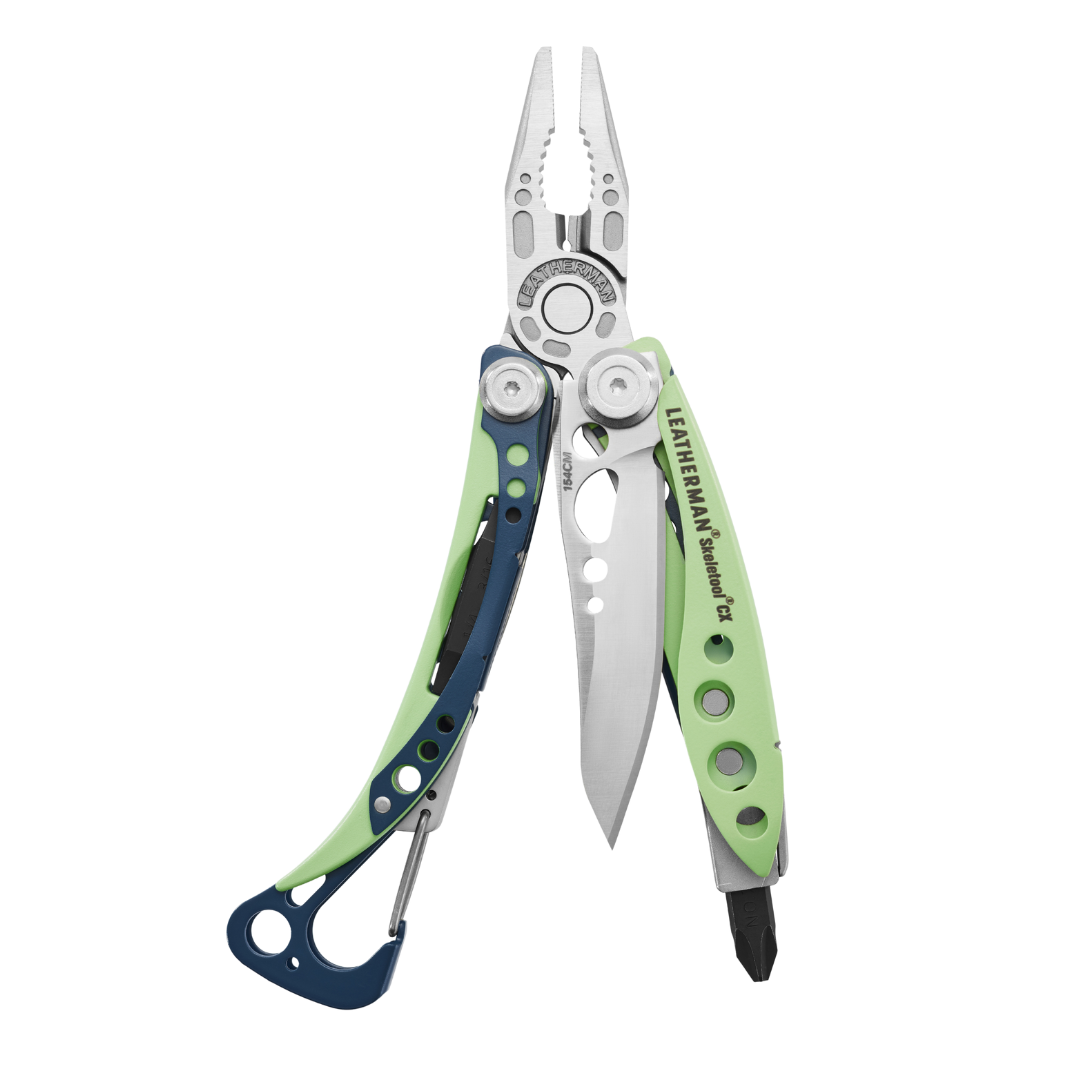 Leatherman Skeletool CX multitool in Verdant