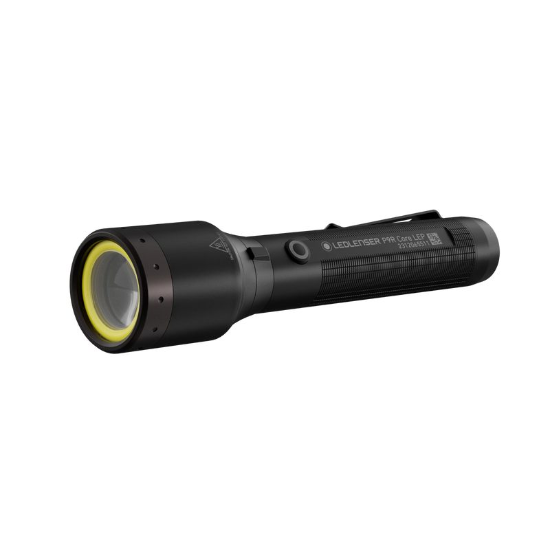 Ledlenser P9R Core LEP model 502987, complete black rechargeable torch