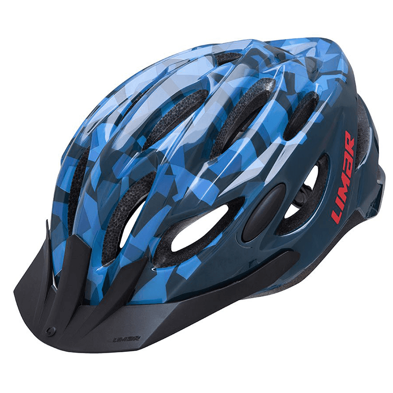 Limar Rocket kids helmet – Blue Camo, Medium (52–57cm)