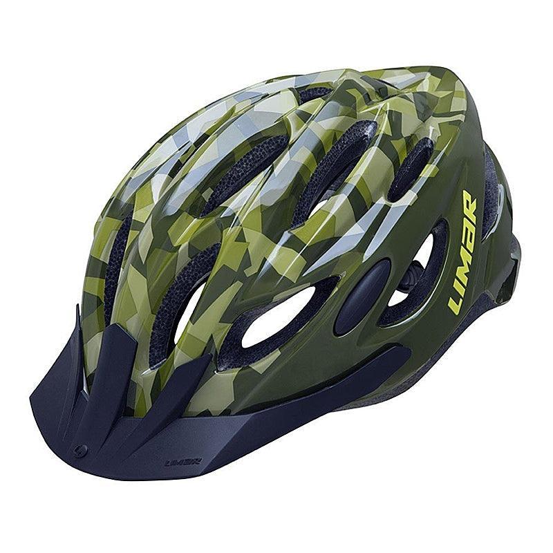 Limar Rocket kids helmet – Green Camo, Medium (52–57cm)