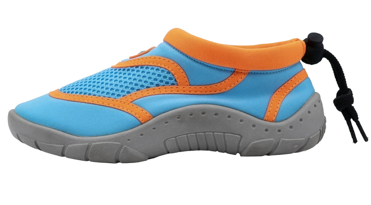 Mirage B033 Reef Aqua Shoe Kids blue with mesh upper and heel toggle