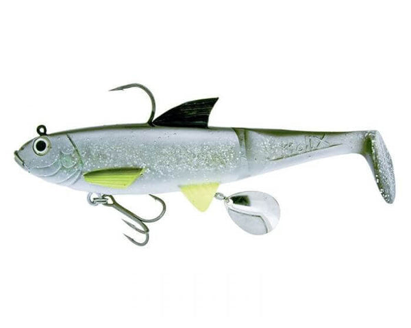 Molix Shad 140mm Soft Plastic Swimbait Lure Silver Minnow
