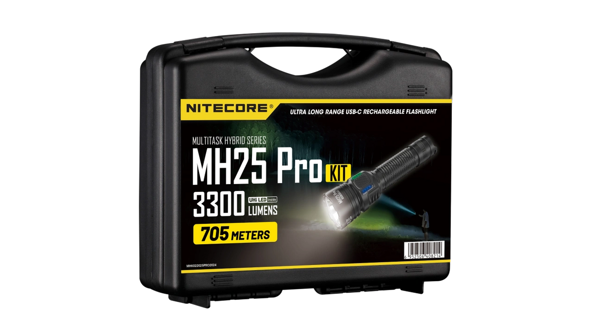 Nitecore MH25 Pro Hunting Kit in carry case