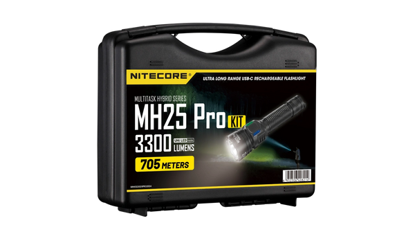 Nitecore MH25 Pro Hunting Kit in carry case