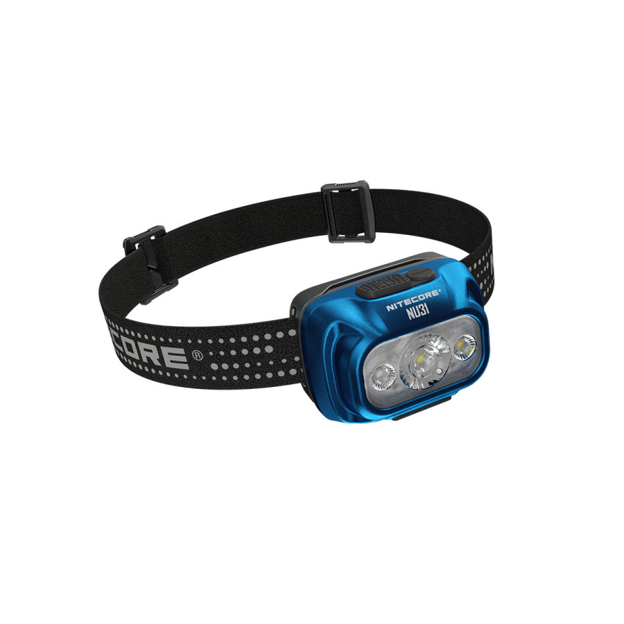 Nitecore NU31 rechargeable headlamp in Chill Blue