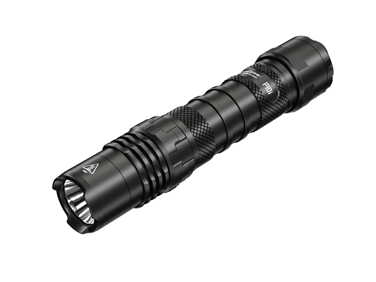 Nitecore P10i 1800 lumen tactical torch, full product view