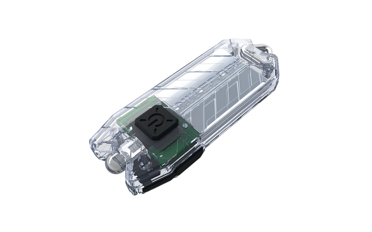 Nitecore TUBE V2 keyring light, Transparent / White