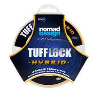 Nomad Tufflock Hybrid fluorocarbon-coated mono leader, 100 m spool