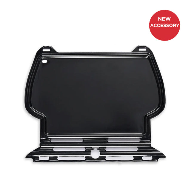 nomadiQ closed full grill plate in black
