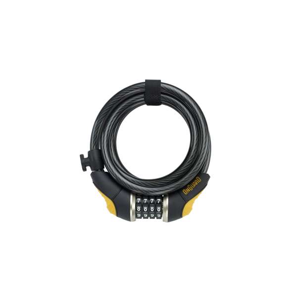 OnGuard Doberman 8031 combination 185 cm by 12 mm coiled cable lock