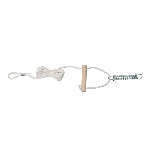 6mm Single Guy Rope with Wooden Runner and Spring
