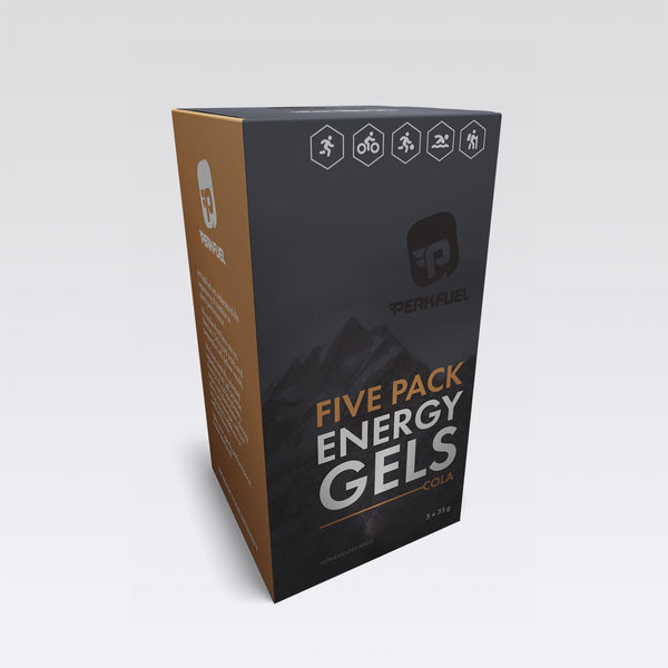 PeakFuel Cola Energy Gels box of 5