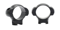 Pecar PR-1L-DTS low-profile 1-inch 3/8-dovetail steel scope rings