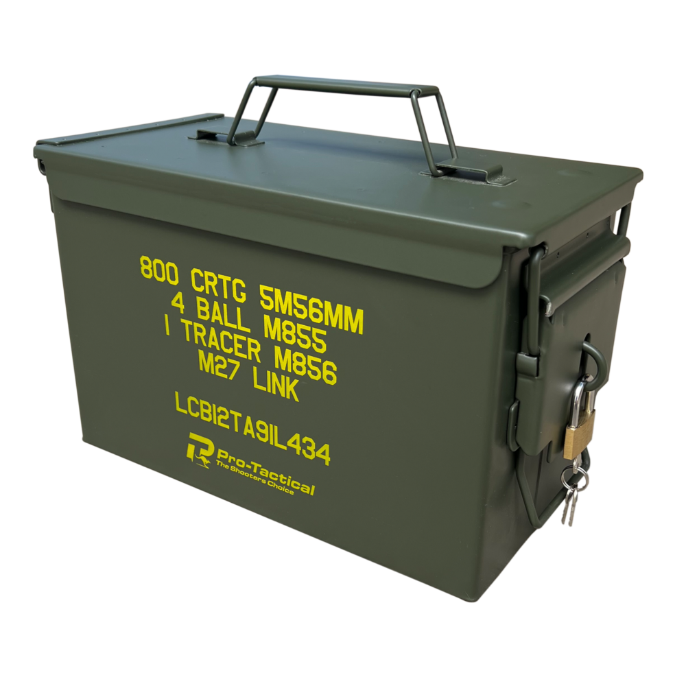 Pro-Tactical Ammo Can Military Style Lockable - manufacturer PA108