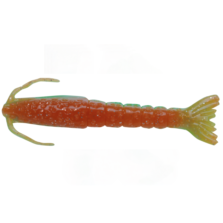 Berkley Gulp Shrimp 4in – 4in / Nuclear Chicken